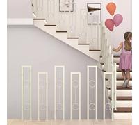 HEFJIAYCIQ Corrimano Per Scale A Forma Di U, Parapetto Di Sicurezza Decorativo in Ferro Battuto, Palo Di Sostegno Antiscivolo Per Veranda, Terrazza, Soppalco E Balcone,Bianca,85cm/2.7ft