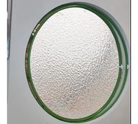 HEFJIAYCIQ Finestra Rotante Con Vetro Temperato, Finestre Per Capannone in Lega Di Alluminio Girevoli A 360°, Per Il Bagno, La Cucina, La Casetta Dei Giochi,Green 2,35cm/13.7in