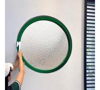 HEFJIAYCIQ Finestra Rotonda Per Capannone Con Montaggio A Filo, Finestra Ad Oblò Rotante A 360° Con Maniglie, Bagno Cucina Rotante Ventilato Finestre Di Vetro Temperato,Green 2,90cm/35.3in