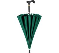 HEFJIAYCIQ Ombrello A Bastone, Ombrello Bastone Con Fibra Di Carbonio Più Lungo, Per L'escursionismo Pioggia Ombrello Antivento,Verde,86cm/33inch