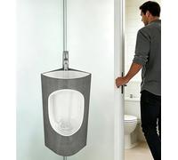 HEFJIAYCIQ Orinatoi Da Uomo A Prova Di Fuoriuscite, Orinatoi in Ceramica Da Parete Con Lavabo E Rubinetto, Per Casa, Dormitorio O Camper,Grigio,36.5x27x67cm