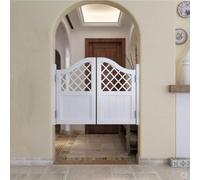 HEFJIAYCIQ Porte A Battente Per Bar, Divisorio Interno in Legno Per Saloon, Porte A Battente Per Ingresso, Scala, Lavanderia, Bar,Bianca,135x90cm