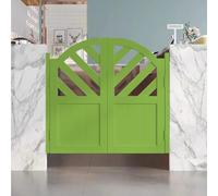 HEFJIAYCIQ Porte A Battente Per Saloon E Caffè, Porte A Battente in Legno Massello Con Cerniere, Per Porte, Cucine, Bar, Cantine, Verande E Scale,Green 2,125x100cm