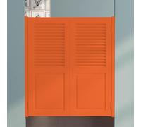 HEFJIAYCIQ Porte A Battente, Porte Saloon in Legno Con Chiusura Automatica E Cerniere, Per Porte, Bar, Cucine E Arredamento,Rosso,80x90cm