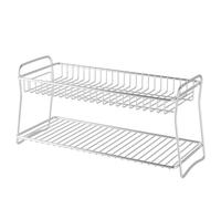 HEFJIAYCIQ Ripiani in Acciaio Inossidabile Scaffale Per Spezie, Organizzatori Per Dispensa Da Cucina, Per Bagno, Armadio, Organizzazione Della Scrivania,Argento,39.9x16x18.5cm