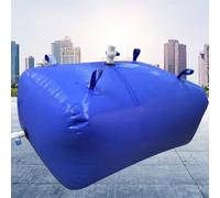 HEFJIAYCIQ Sacca Di Stoccaggio Dell'acqua Portatile, Contenitore Morbido Pieghevole Per Lo Stoccaggio Dell'acqua Di Grande Capacità, Per Giardino, Campeggio E Auto,Blu,468L/1.3x0.8x0.45m