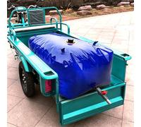 HEFJIAYCIQ Sacca Per Acqua Pieghevole, Sacca Per Acqua Morbida E Portatile Di Grande Capacità, Contenitore Per Camper, Campeggio, Giardino E Irrigazione Dei Campi,Blu,2000L/2x1.25x0.8m