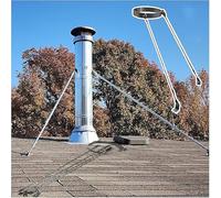 HEFJIAYCIQ Supporto Per Tubi, Staffa Di Fissaggio A Parete E A Soffitto, Supporti Per Tubi in Acciaio Inossidabile 304,Argento,150mm