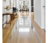 HEFJIAYCIQ Tappeto Per Corridoio, Tappetino in Plastica Impermeabile Antiscivolo Dello Spessore Di 1,3 mm, Copertura Protettiva Per Veranda, Lavanderia, Cucina, Ingresso,Clear,110x550cm(43x217inch)