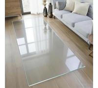 HEFJIAYCIQ Tappeto Trasparente Per Corridoio, Protezione Antiscivolo Impermeabile in Vinile Per Moquette, Aree Ad Alto Traffico Per Tappeti Da Interno Ed Esterno,Clear,140x200cm(55x79inch)