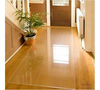 HEFJIAYCIQ Tappeto Trasparente Per Corridoio, Tappetino Antiscivolo Impermeabile in PVC Per Proteggere Il Pavimento, Per Lavanderia Interna, Lavello Della Cucina,Clear,130x600cm(51x236inch)