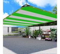 HEFJIAYCIQ Telo Ombreggiante A Strisce Per Giardino, HDPE Materiale Resistente Sun Shade Net Con Grommets Rinforzato, Telo A Rete Per Piante, Pergola, Cortile,Stripes,5x9m