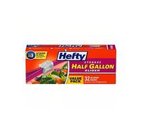 Hefty Slider Storage Bags, Half Gallon Size, 32 Count