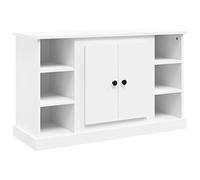 HEFZGDB Credenza bianca, 100 x 35,5 x 60 cm, in legno, vetrina da cucina, armadietto multiuso per cucina, caffetteria, sala da pranzo, negozio di dessert