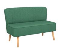 HEFZGDB Divano in tessuto, 117 x 55,5 x 77 cm, verde, da balcone, da giardino, per esterni, adatto per terrazza, piscina e giardino
