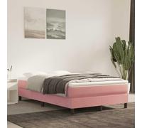 HEFZGDB Materasso a molle insacchettate rosa, 120 x 220 x 20 cm, in velluto con supporto di media durezza per un sonno riposante, le molle insacchettate e la comoda schiuma offrono il massimo relax