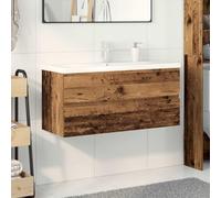HEFZGDB Mobile sottolavabo con lavabo da incasso e rubinetto, credenza da bagno, piccola scarpiera per cucina, bagno, soggiorno, toilette
