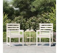 HEFZGDB Sedia da giardino in legno di pino massiccio per terrazza e balcone, robusta struttura in legno con aspetto rustico, ideale per rilassarsi e mangiare all'aperto, mobili resistenti alle