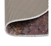 HEFZGDB Tappeto lavabile, patchwork, multicolore, φ120 cm, antiscivolo, per cucina, camera da letto, sala riunioni, studio, soggiorno, sala da pranzo