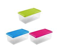 HEGA - Contenitore rettangolare Micro Assortimento Colori, Florida-, 27 x 15 x 11 cm.
