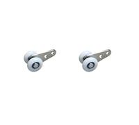 Hegapro Rotolo di rullo da 25 mm, per binari di scorrimento, guida per cuscinetti a sfera per porta scorrevole, 2 pezzi