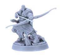 Hegar Manhunter - Miniatura arciere vichingo per giochi di ruolo da tavolo, eroe tribale in scala 32 mm, DND, Wargames, licenza Daybreak Miniatures, modello in resina non verniciata per collezionisti