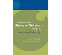 Hegel: Lectures on the History of Philosophy 1825-6 (Copertina rigida)