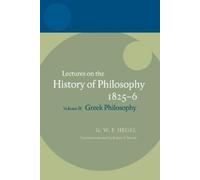 Hegel: Lectures on the History of Philosophy 1825-6 (Copertina rigida)