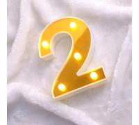 HEGGMKK Numeri E Lettere A LED A Specchio, Altezza 22 Cm, Spessore 4 Cm, 26 Lettere E 10 Numeri, Luce Calda/Alimentazione A Batteria, Doppio Scopo: Esposizione/Sospensione,2,Gold
