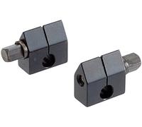 Hegner, 00000090-2, Terminali a lama con le viti a testa quadra, slot di larghezza 0,5 mm imballaggio self-service 2 pezzi
