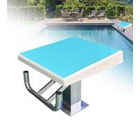 HEHEH Piattaforma for Tuffi da Piscina con capacità di 600 libbre - for Uso Interno/Esterno, Attrezzatura for l'allenamento al Nuoto, Trampolino Blu for stadi(Sky Blue)