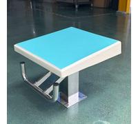 HEHEH Trampolino da 600 libbre con Superficie Antiscivolo e Base in Acciaio Inossidabile 304 - for Piscine e parchi Acquatici(Blue And White)