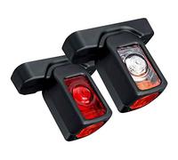 HEHEMM 2 pezzi 10 - 30 V LED indicatore laterale universale camion rimorchio trattore indicatori di direzione spie di controllo