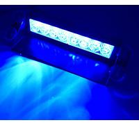 HEHEMM Luce di Emergenza per Auto 8 LED per Parabrezza Auto Luce di semaforo 12V per Veicoli rimorchi Camper (Blu)
