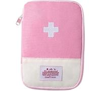 Hehglng 1 confezione rosa piccola borsa di pronto soccorso, vuota, mini borsa medica portatile per campeggio, escursionismo, viaggi, kit di pronto soccorso, kit di primo soccorso (sport e attività