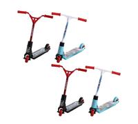 Hehglng Mini monopattino a due ruote, 4 pezzi, accessori per mini scooter, piccoli accessori per feste, allenamento con le dita, set da giocoleria, regali di compleanno, kit magici e accessori