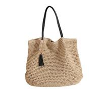 hehiy Borse a Spalla da Donna,Borsa a Tracolla Regolabile,con Tasca e Cerniera per l'estate Borsa Donna Università Antipiega