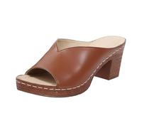 hehiy Ciabatte Donna Ortopediche Aperte/Chiuse Davanti Sandali Estive Slip on Leggere Arch Support Antiscivolo Sandalo Donna da Casa e Fuori