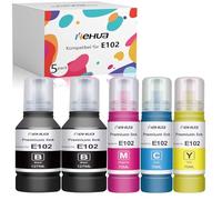 hehua E102 Cartucce d'inchiostro Compatibile per Epson Ink E102 multipack