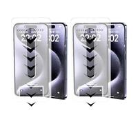 Hehuo Evo Tech For Iphone Invisible Artifact Screen Protector, Evotech Invisible Artifact Screen Protector, Silk Screen Dust-Free Room Tempered Film For Iphone Series (15Pro,2Pcs 4K-HD)