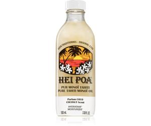 Hei Poa Pure Tahiti Monoï Oil Coconut olio multifunzione per corpo e capelli 100 ml