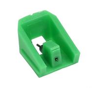 HEIBTENY 1 pezzo VMN95E giradischi ago per Audio-Technica AT-LP120X giradischi (scatola di plastica) progettato per tutte le giostre serie VM95 (nero, verde) (verde)