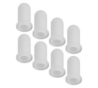 HEIBTENY 10 occhielli in nylon bianco per emblema del bagagliaio, per BMW E38 E39 E46 E65 230i 320i 328d 340i 430i 440i M2 525i 528i per 530I 540i M5m, per MINI Cooper OEM 51148209932 Snap