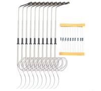 HEIBTENY 10 pezzi modellino ferroviario bianco caldo OO o HO scala Lampade 1:87 Lampione strada testa singola per modellismo pista paesaggio decorazione giardino