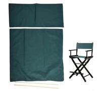 HEIBTENY 2-PCS New Canvas Australian Made Director Chair Replacement Covers Dark Green
