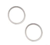 HEIBTENY 2 pezzi per rondella della cuffia della bici distanziali 03 mm x 286 mm per 1/8 di pollice forcella stelo acciaio argento guarnizioni per regolazione e manutenzione set anteriore