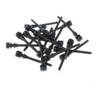 HEIBTENY 20 supporti per ventola in gomma con perno a vite, anti vibrazioni, riduzione del rumore, per raffreddamento case PC, ganci flessibili in metallo ABS per ventole standard a flangia, per un