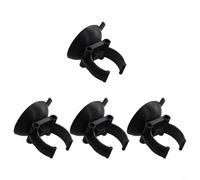 HEIBTENY 4/8 clip a ventosa per riscaldatore dell'acquario, 35 mm, supporti di ricambio per termostato per tubi da 2,5 cm, ventose in resina nera per riscaldatori e barra antipioggia (4 pezzi)