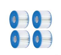 HEIBTENY 4 cartucce filtro di ricambio per piscina Intex S1 29011E per vasche idromassaggio PureSpa, cattura lo sporco efficiente prolunga la durata della pompa (4 pezzi)