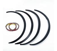 HEIBTENY 4 protezioni per sopracciglia in fibra di carbonio per ruota auto, arco, labbra, striscia parafango flare Protector